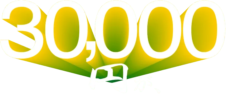 30,000円が、